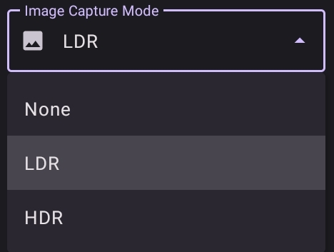 Image Capture Mode Options
