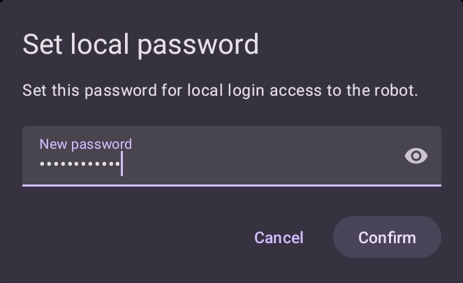 Local Password Prompt