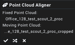 Point Cloud Aligner Toolbar